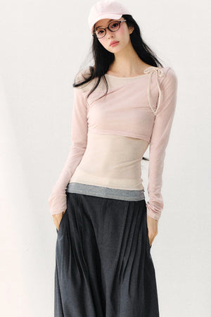 Relaxed Anti-Wrinkle Floor-Length Pants