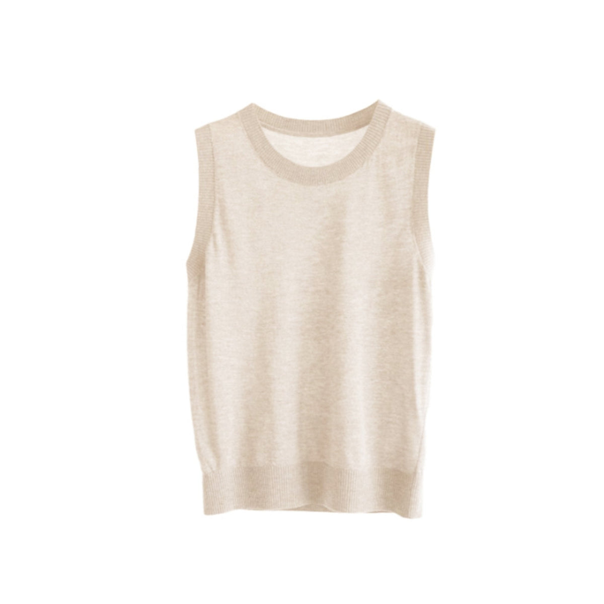 Relaxed Spun-Linen Vest Set-Up