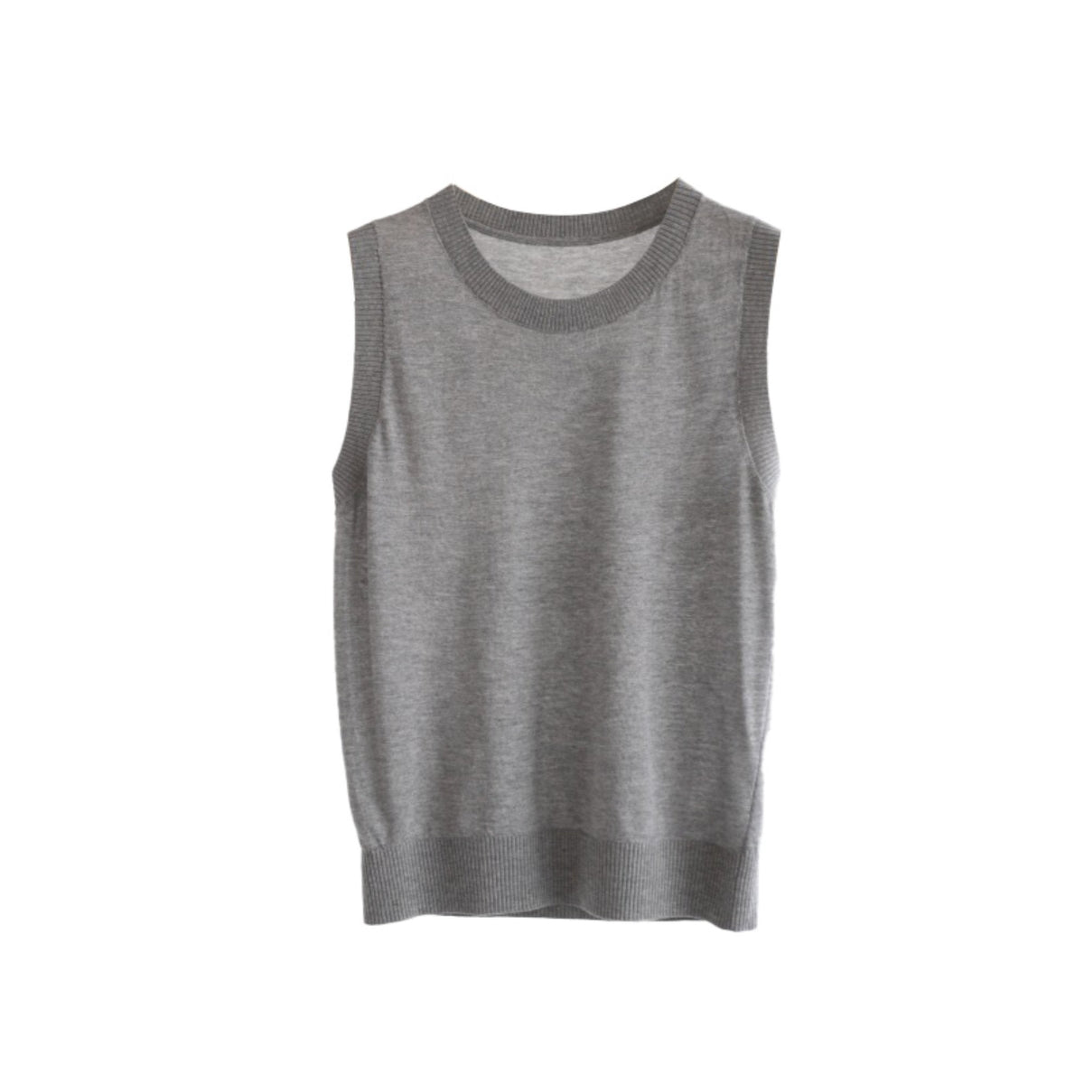 Relaxed Spun-Linen Vest Set-Up