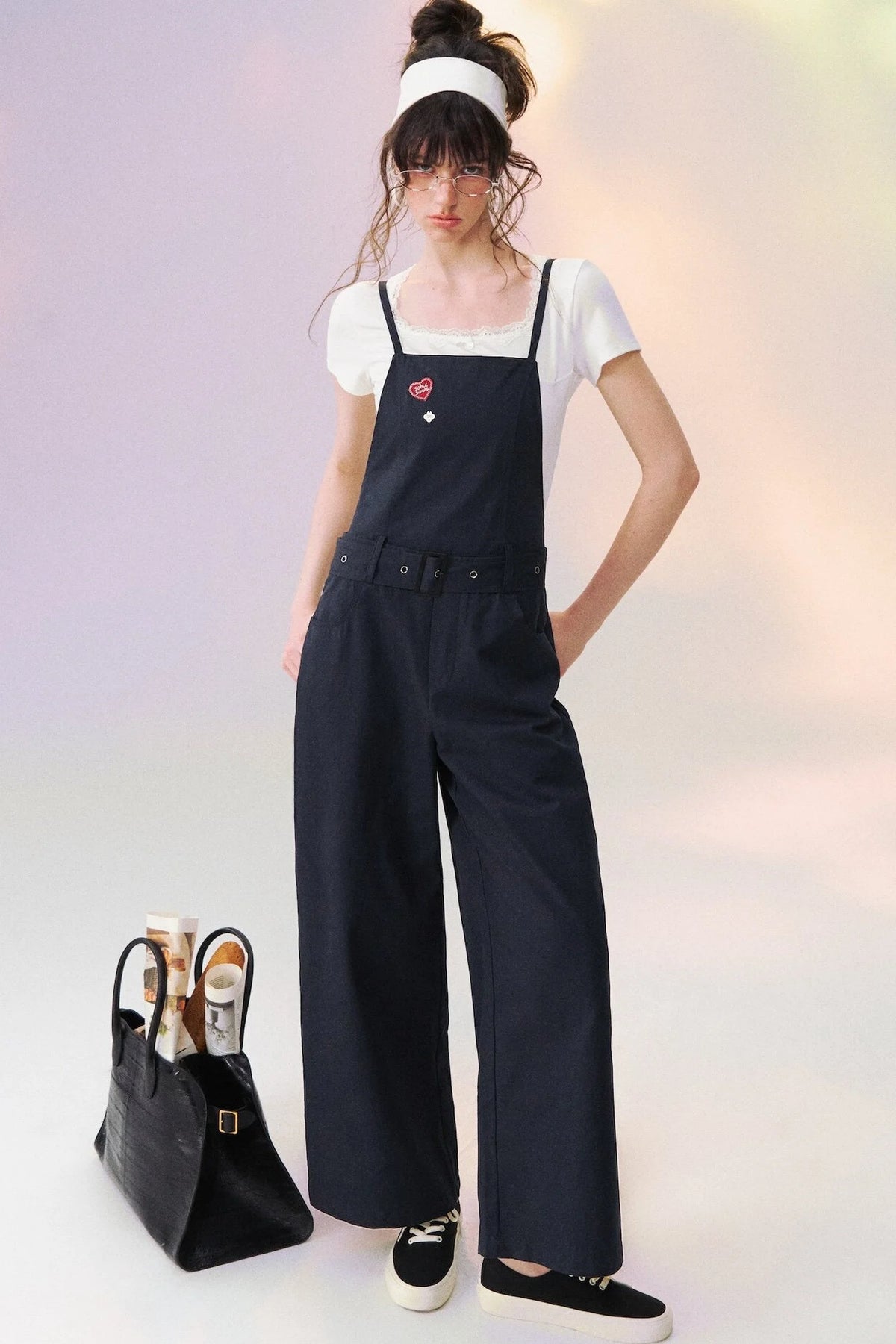 Relaxed Straight-Leg Overalls