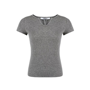 Relaxed V-Neck Summer Top