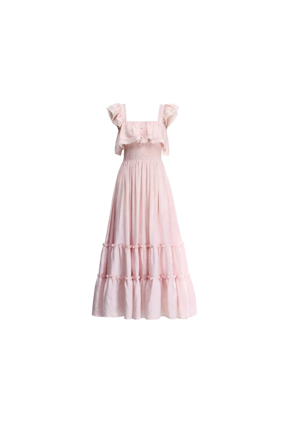 Resort Style Lace Patchwork Dress