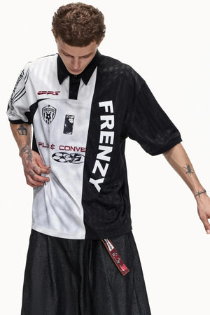 Restructured Jersey Polo T-Shirt