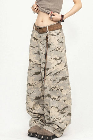 Retro Camo Cargo Pants