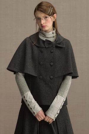 Retro Cape Vest Shawl Jacket Set-Up