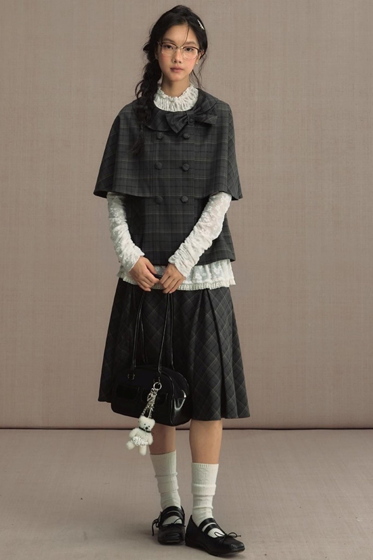 Retro Cape Vest Shawl Jacket Set-Up