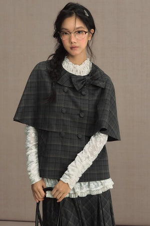 Retro Cape Vest Shawl Jacket Set-Up