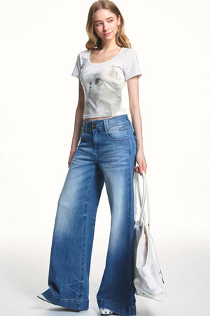 Retro Cat Lyocell Top
