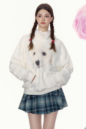 Retro Check Short Skirt