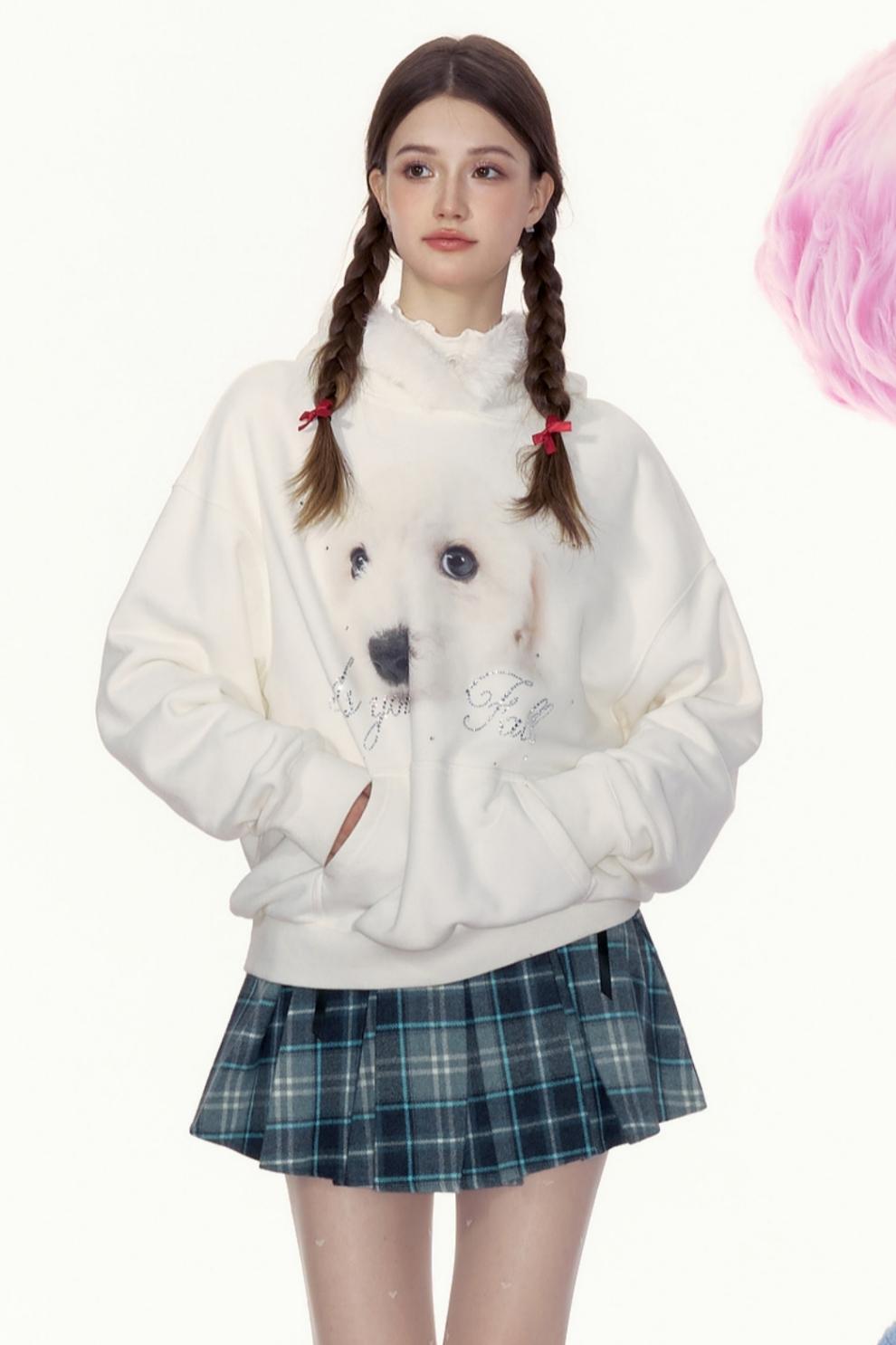 Retro Check Short Skirt