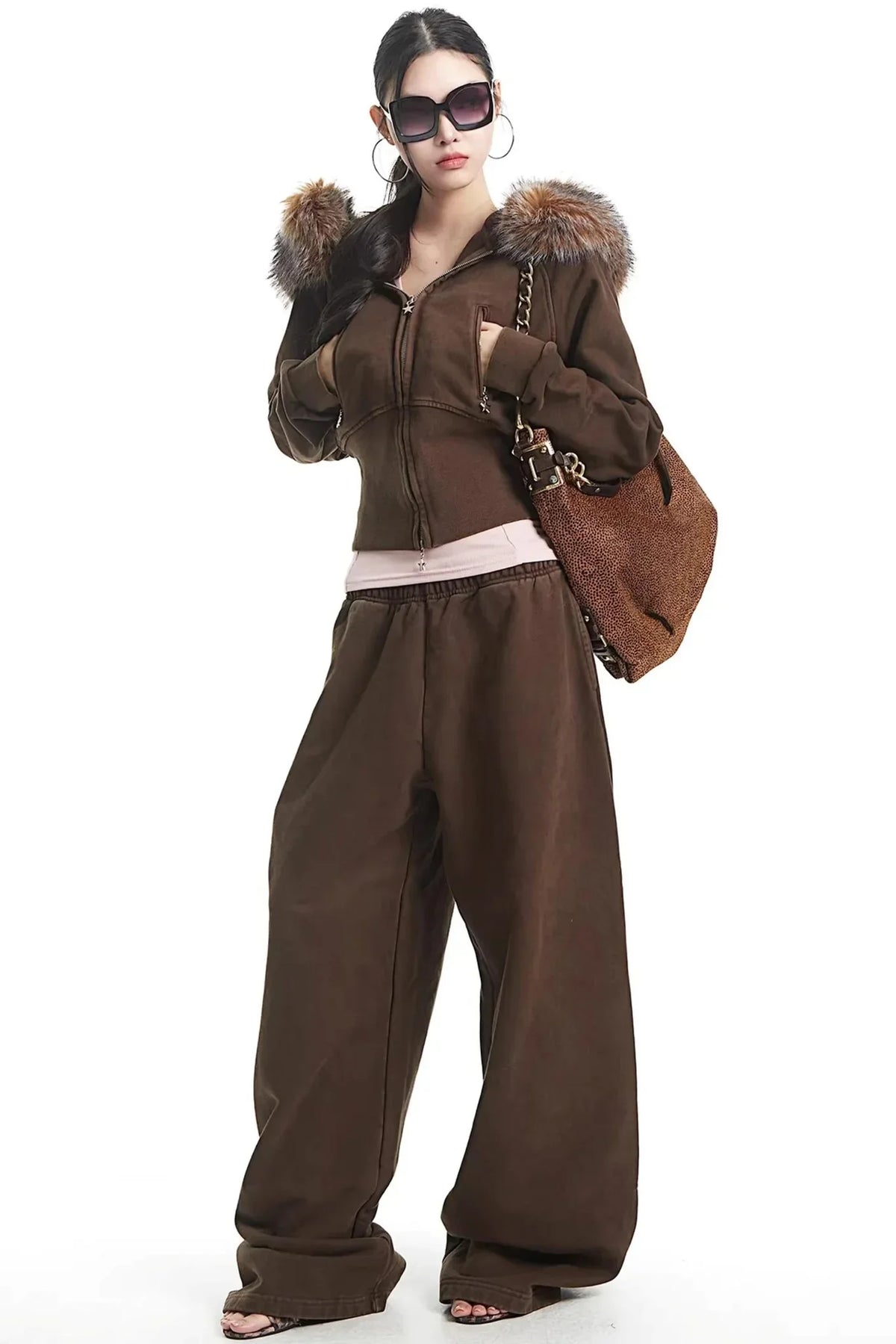 Retro Coffee Hooded Top Set-Up