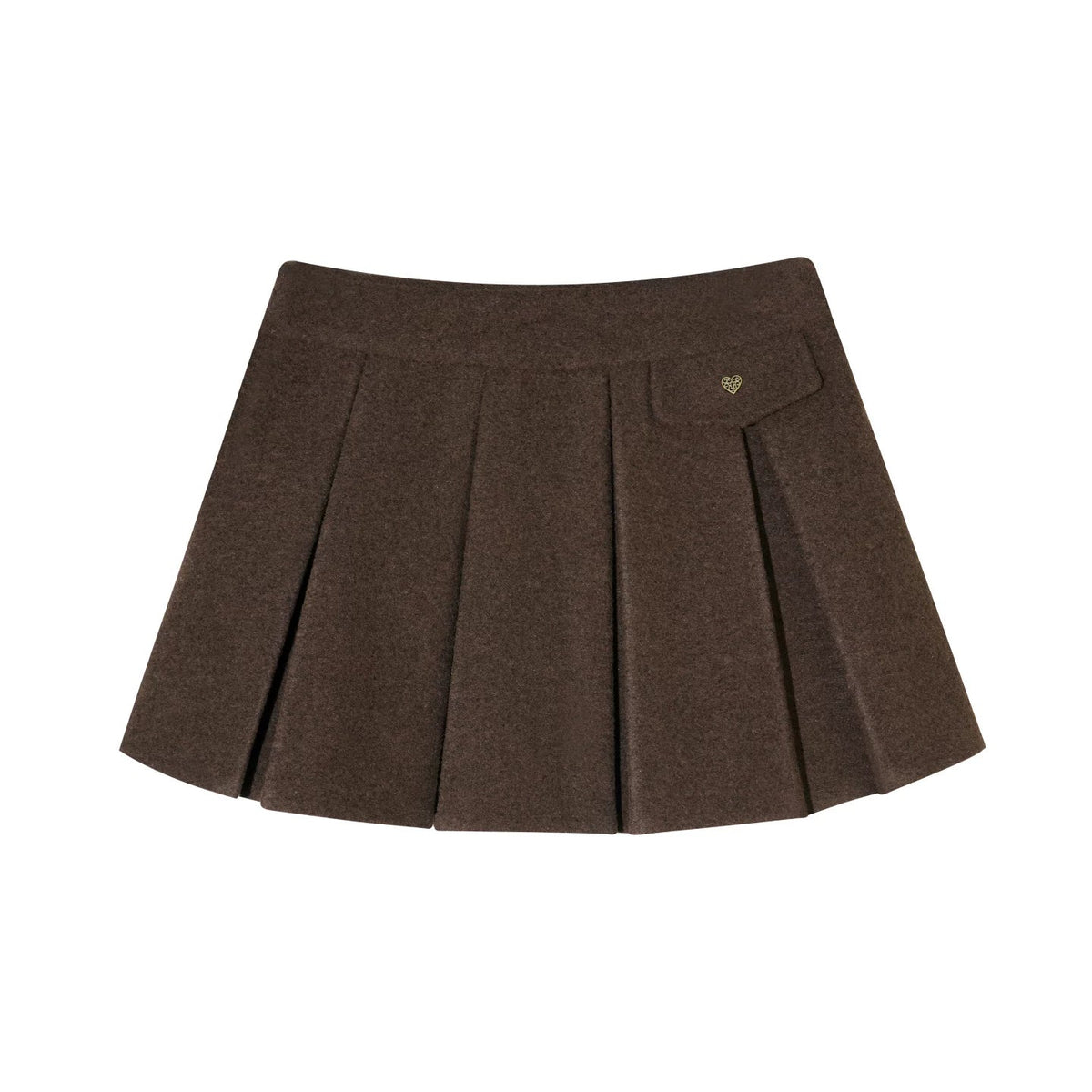Retro Coffee Woolen Coat Set-Up