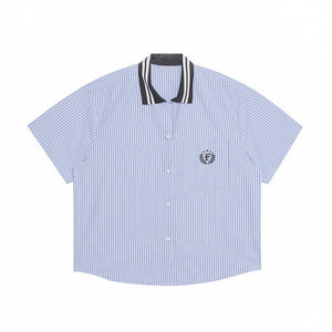 Retro College Striped Shirt