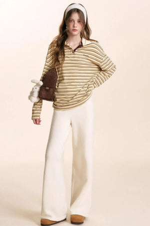 Retro Color-Blocked Polo T-Shirt