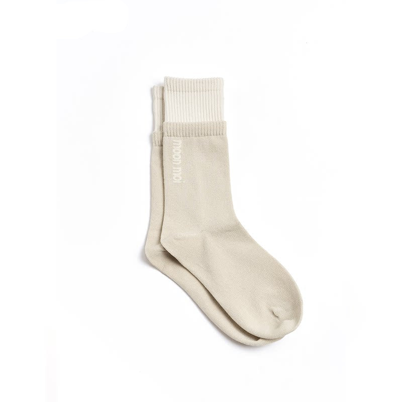 Retro Color-Blocked Stripe Socks