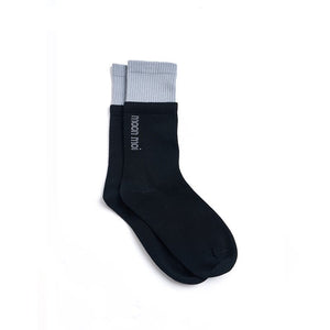 Retro Color-Blocked Stripe Socks