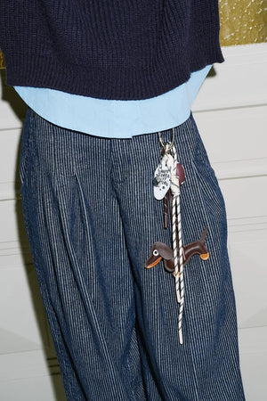 Retro Corduroy Straight-Leg Loose Fit Pants
