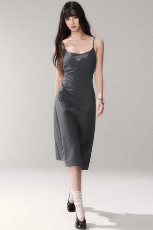 Retro Cotton A-Line Dress