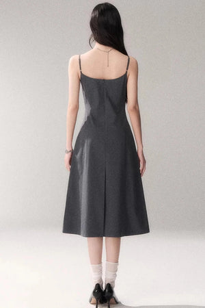 Retro Cotton A-Line Dress