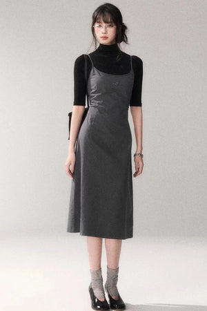 Retro Cotton A-Line Dress