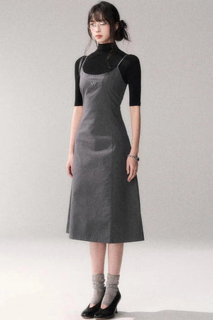 Retro Cotton A-Line Dress