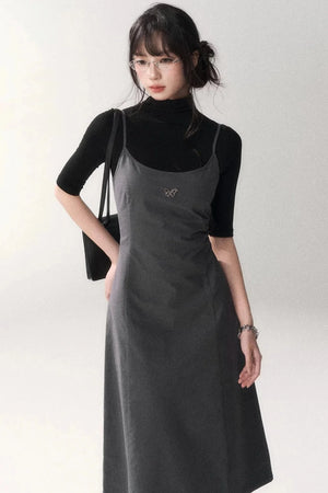 Retro Cotton A-Line Dress