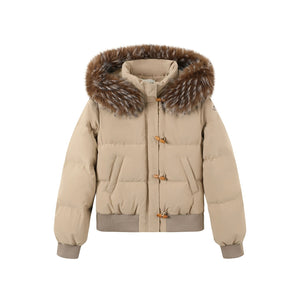 Retro Cotton Fur Collar Jacket
