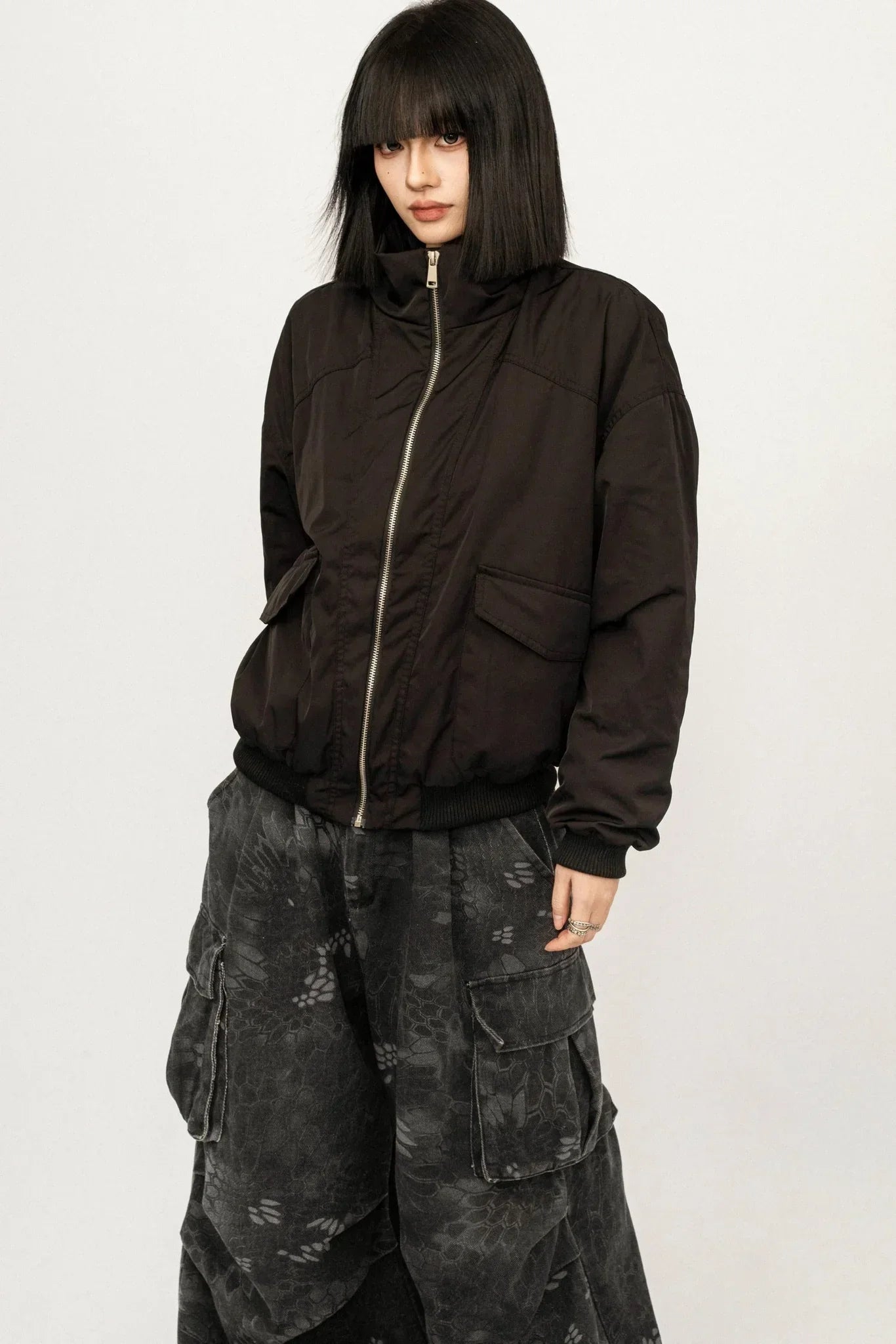Retro Cotton Hooded Jacket