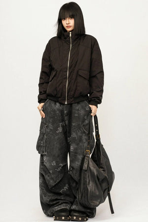 Retro Cotton Hooded Jacket