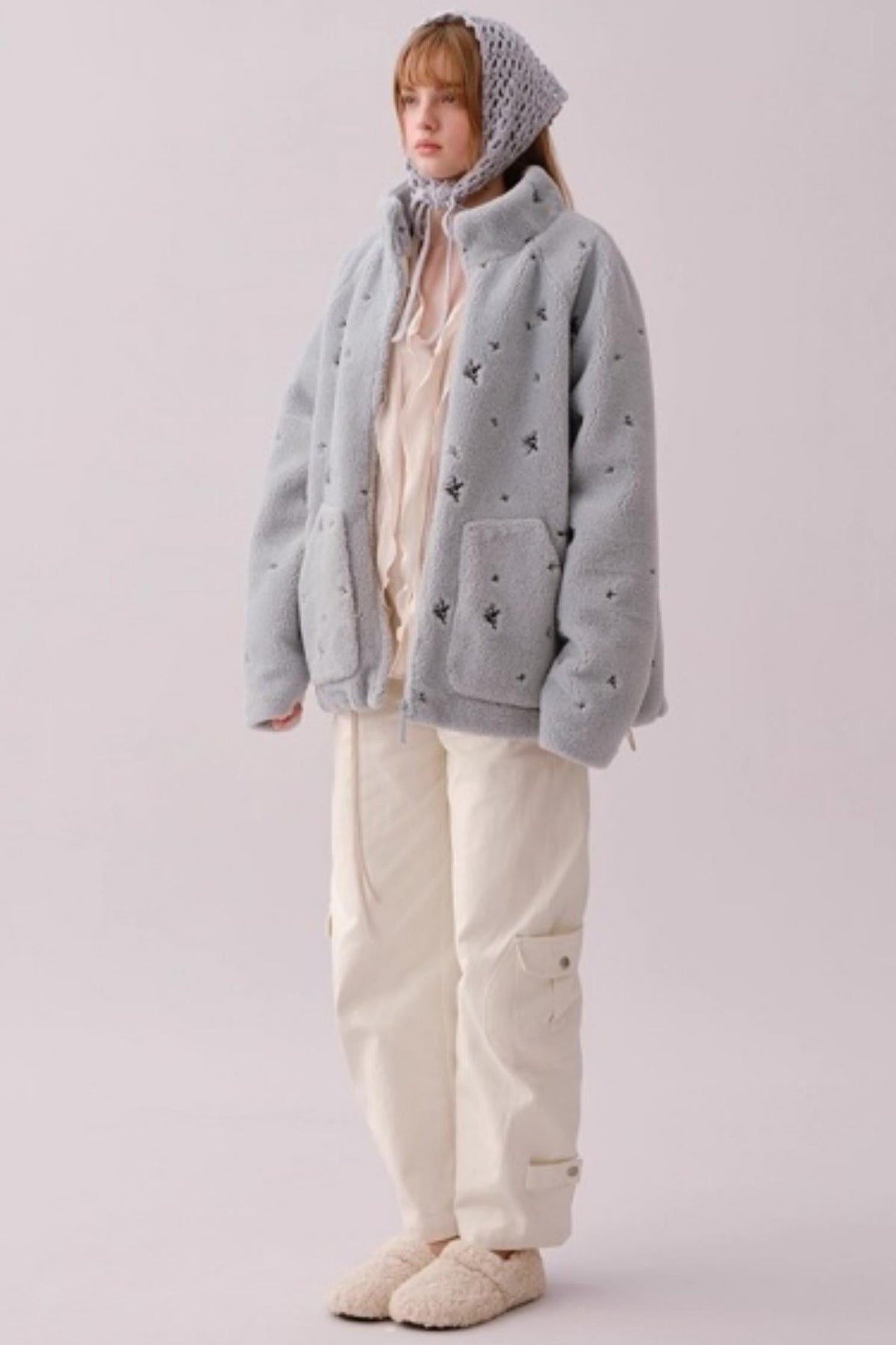 Retro Cotton Wide-Leg Pants