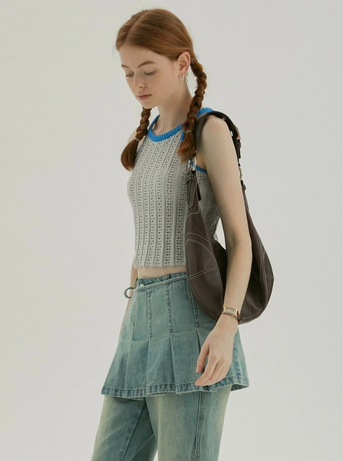 Retro Cut-Out Suspender Top