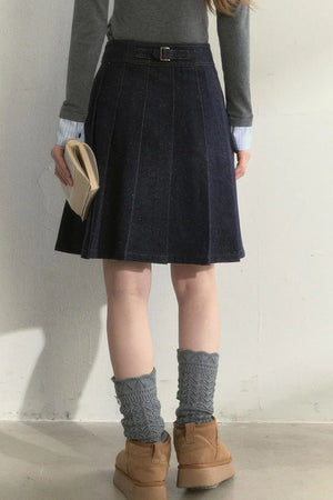 Retro Denim Quilted Jacket Set-Up