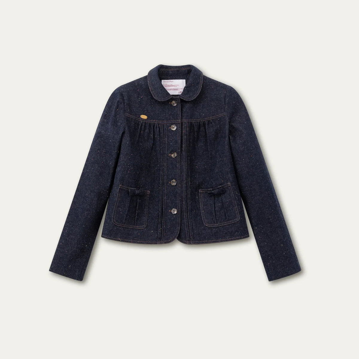 Retro Denim Quilted Jacket Set-Up