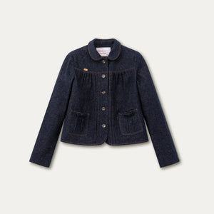 Retro Denim Quilted Jacket Set-Up