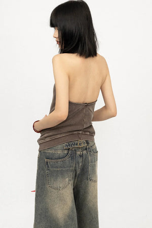 Retro Digital Print Vest
