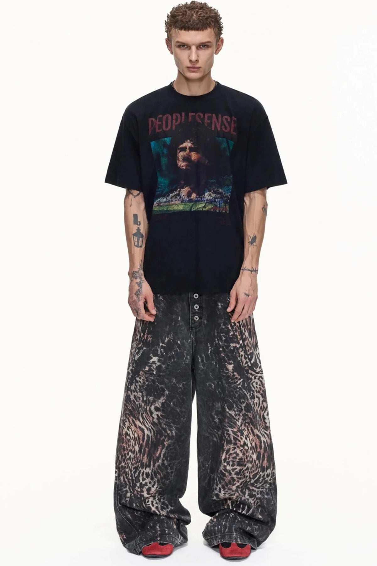 Retro Distressed Cotton Top
