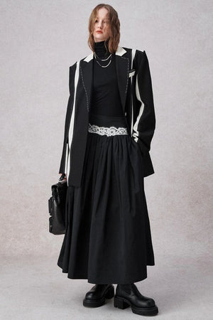 Retro Elegant H Line Blazer Jacket