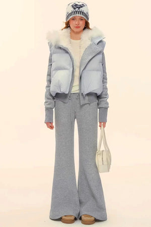 Retro Fleece Hooded Jacket Set-Up