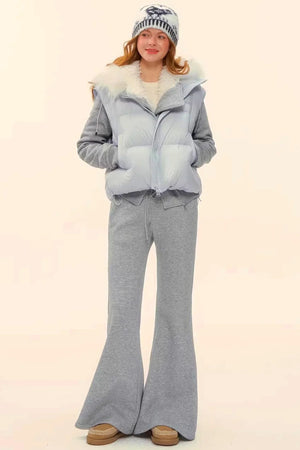 Retro Fleece Hooded Jacket Set-Up