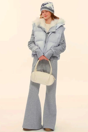 Retro Fleece Hooded Jacket Set-Up
