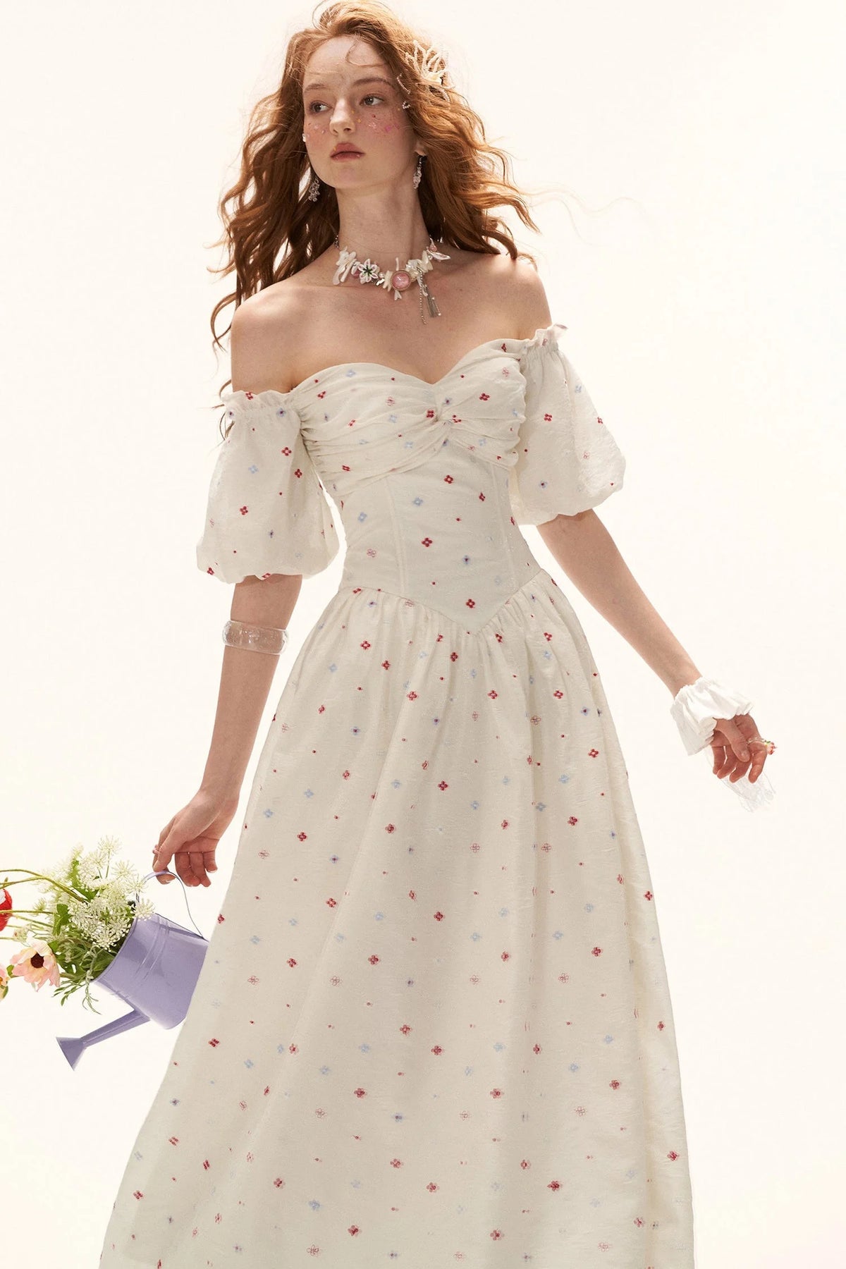 Retro Floral Reversible Dress
