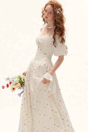 Retro Floral Reversible Dress