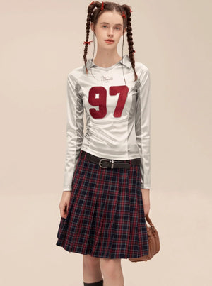 Retro Football Patch Top