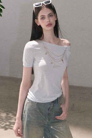 Retro Gradient Cotton Jeans