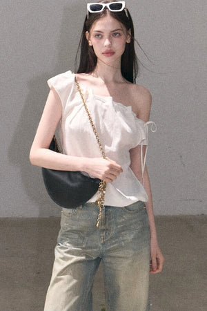 Retro Gradient Cotton Jeans
