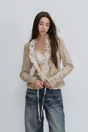 Retro Gradient Denim Pants
