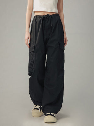 Retro Gray Cargo Pants