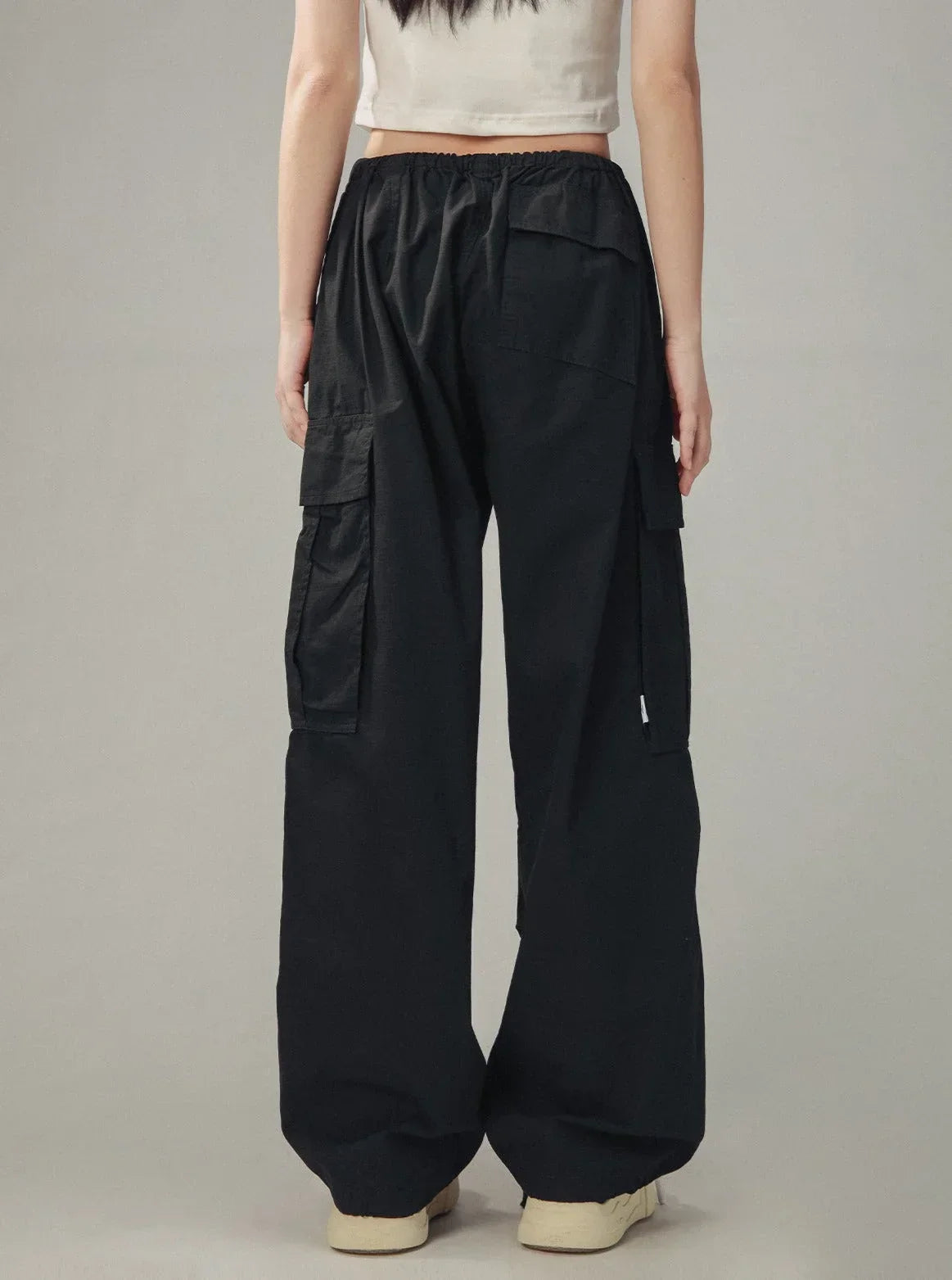 Retro Gray Cargo Pants