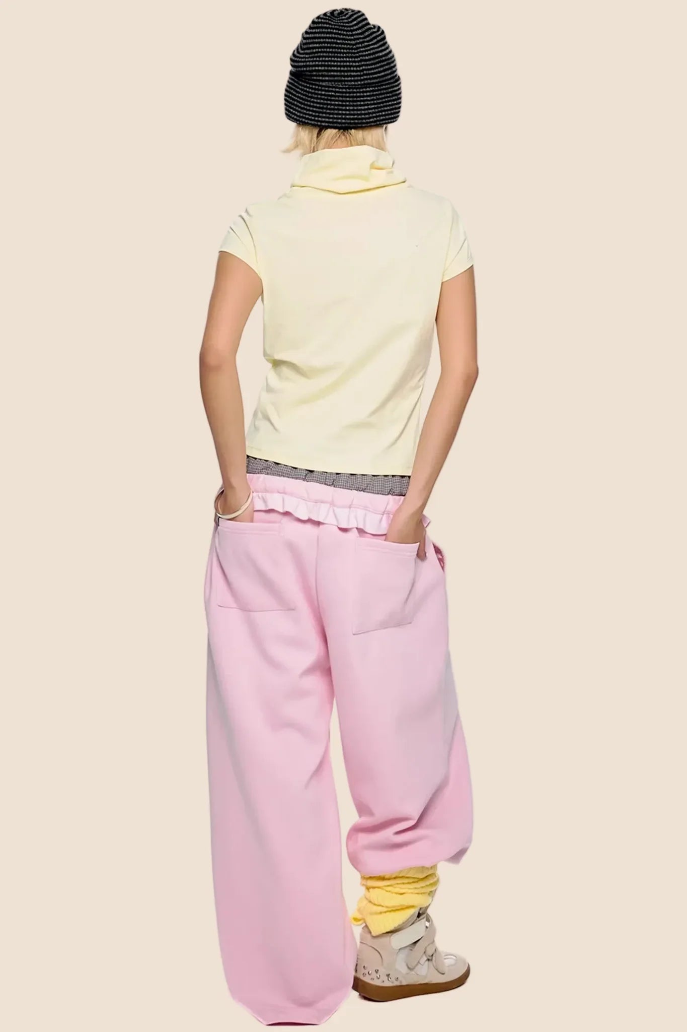 Retro High-Neck Summer Top