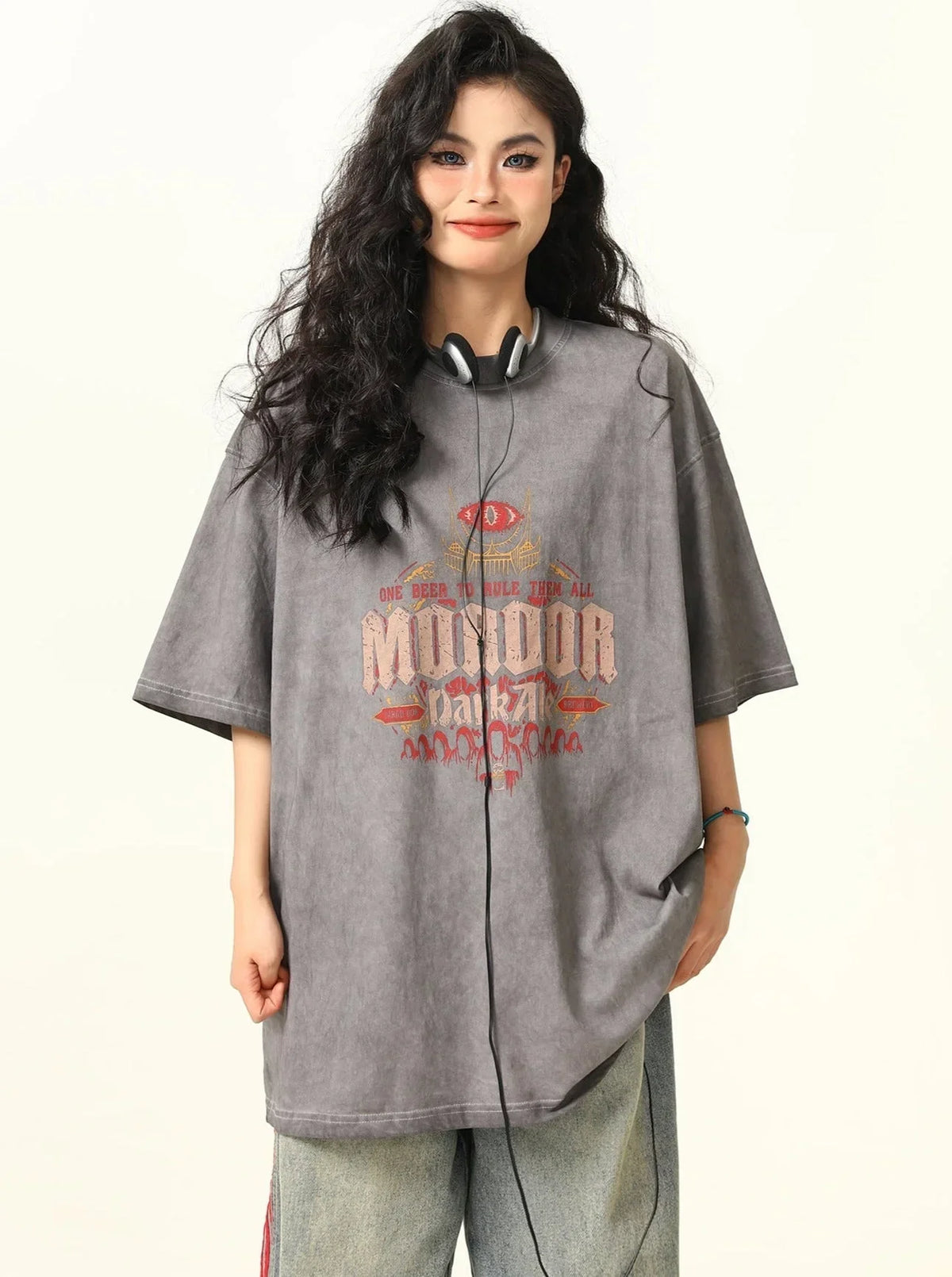 Retro High Street Print T-Shirt